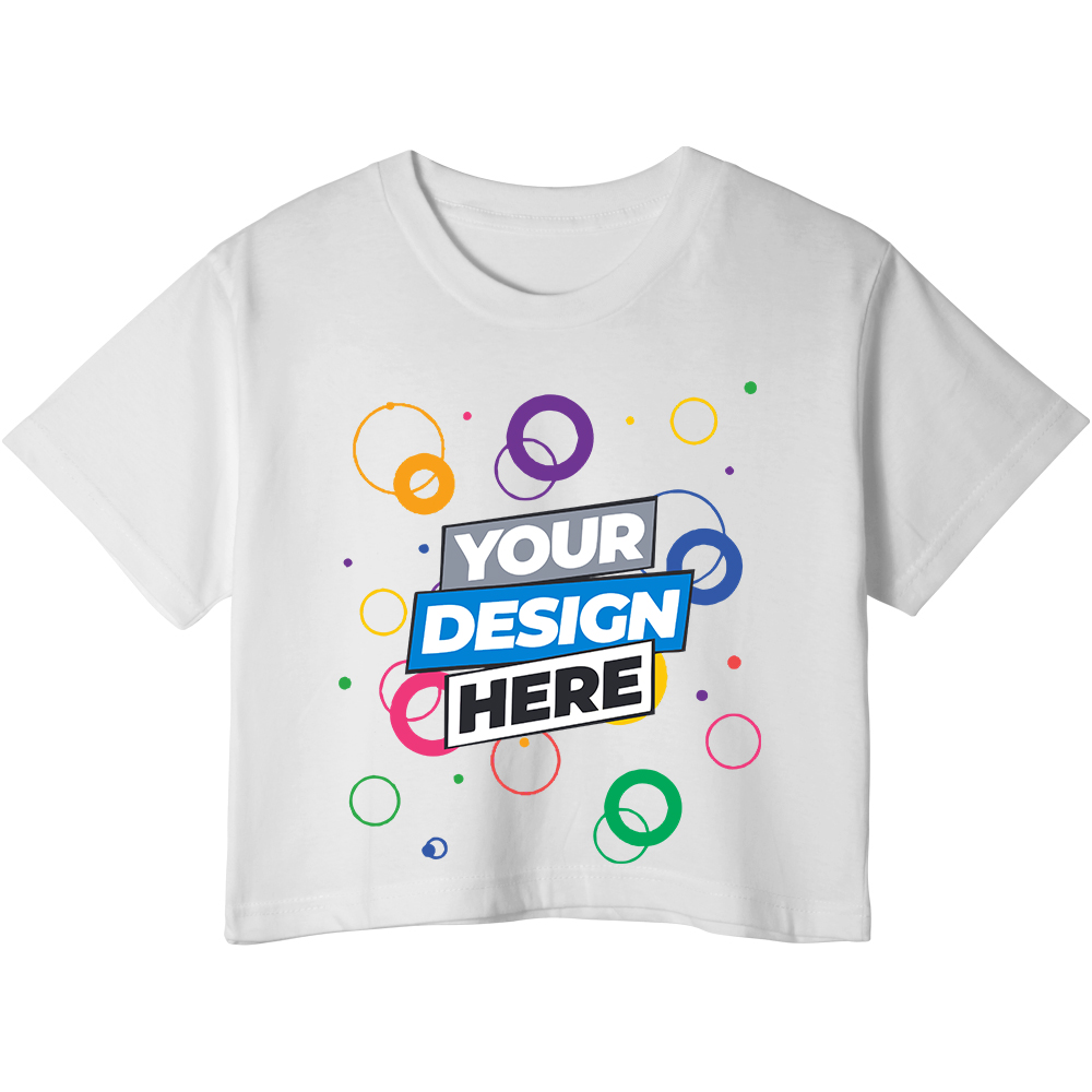 Women Crop Top Half sleeves T-Shirt